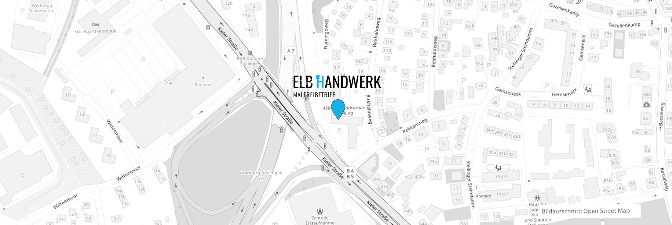 Elb Handwerk Malereibetrieb Map